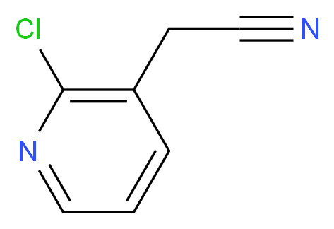 2-(2-chloropyridin-3-yl)acetonitrile_分子结构_CAS_101012-32-2