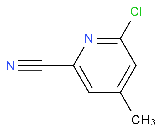 6-chloro-4-methyl-2-pyridinecarbonitrile_分子结构_CAS_209858-74-2)