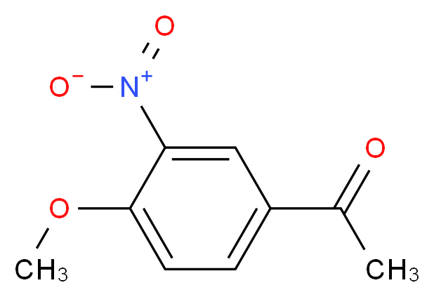 4′-甲氧基-3′-硝基苯乙酮_分子结构_CAS_6277-38-9)