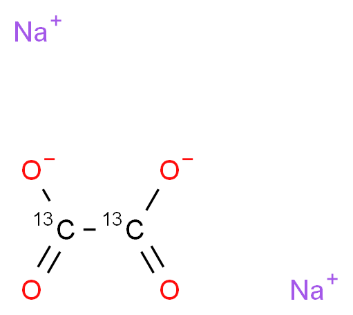 草酸钠-13C2_分子结构_CAS_260429-91-2)