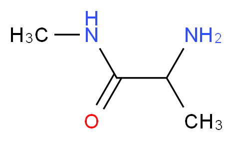 2-amino-N-methylpropanamide_分子结构_CAS_)