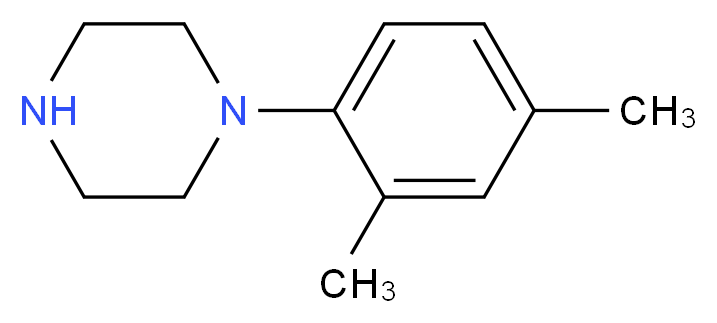 1-(2,4-dimethylphenyl)piperazine_分子结构_CAS_1013-76-9)