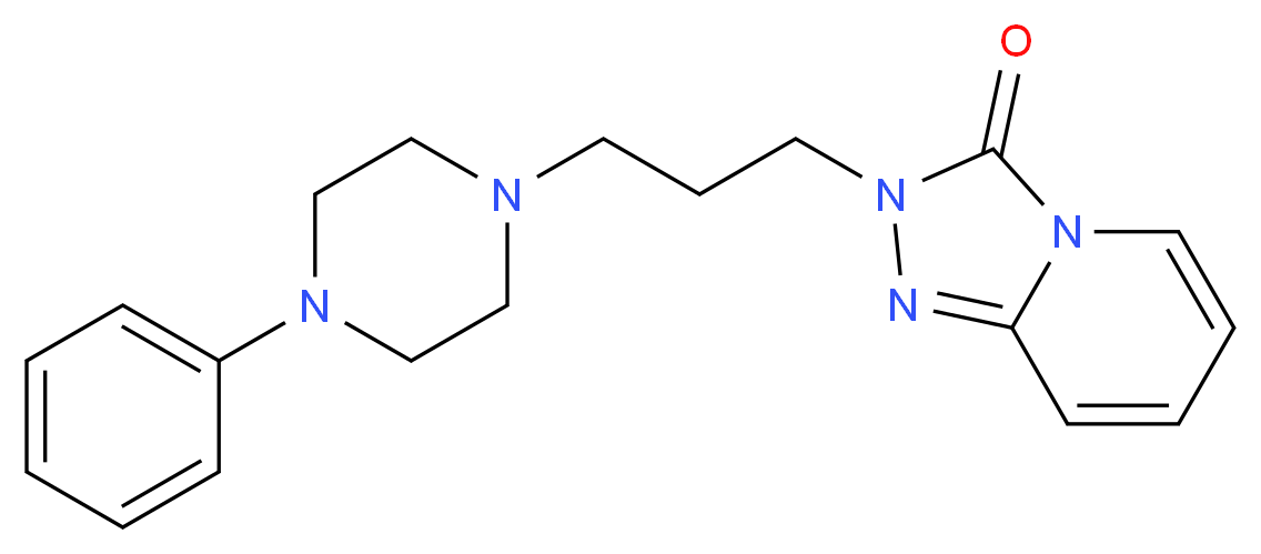 2-[3-(4-phenylpiperazin-1-yl)propyl]-2H,3H-[1,2,4]triazolo[4,3-a]pyridin-3-one_分子结构_CAS_62337-66-0