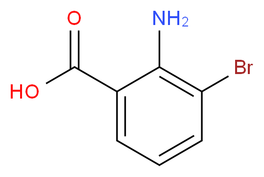 2-Amino-3-bromobenzoic acid_分子结构_CAS_20776-51-6)