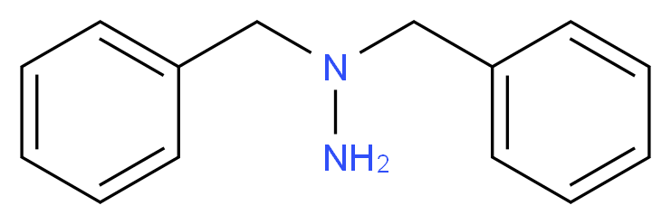 1,1-Dibenzylhydrazine_分子结构_CAS_)