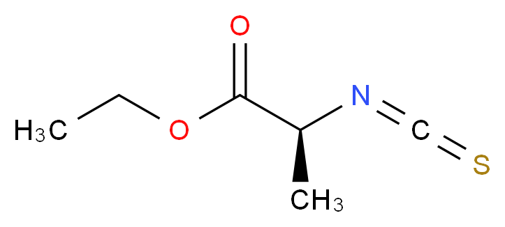 ethyl (2S)-2-isothiocyanatopropanoate_分子结构_CAS_39574-16-8