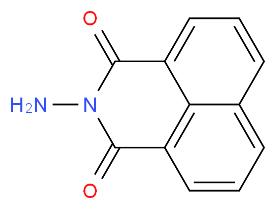 2-Amino-2,3-dihydro-1H-benzo[de]isoquinoline-1,3-dione_分子结构_CAS_5690-46-0)