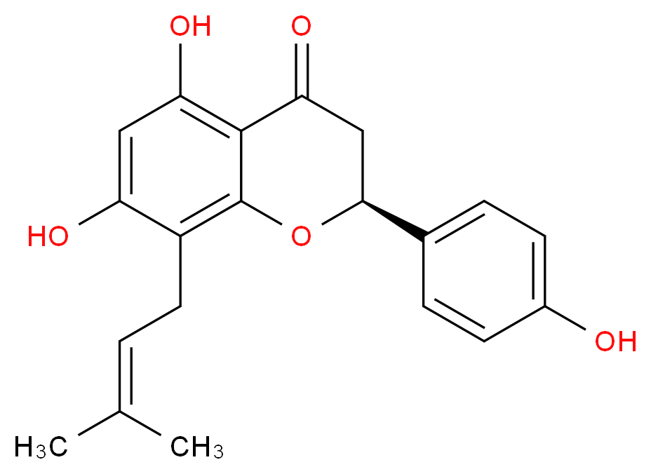 8-Prenylnaringenin_分子结构_CAS_53846-50-7)