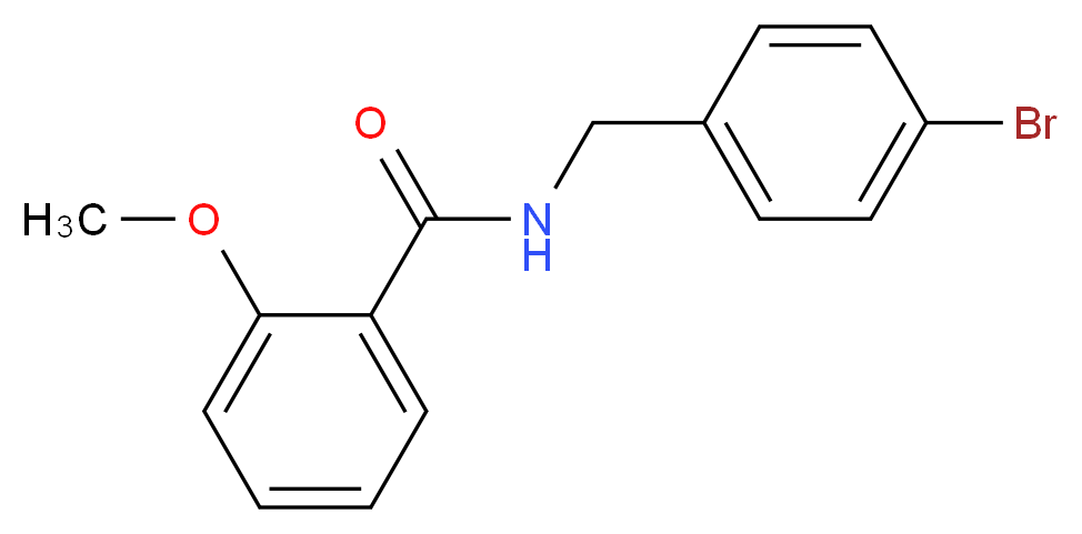 N-(4-Bromobenzyl)-2-methoxybenzamide_分子结构_CAS_1282805-05-3)