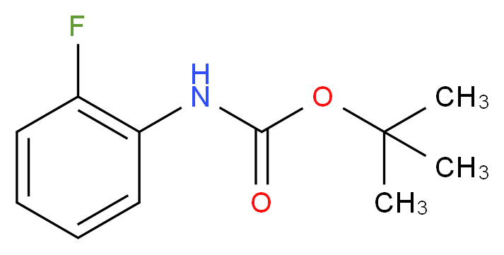 tert-butyl N-(2-fluorophenyl)carbamate_分子结构_CAS_98968-72-0