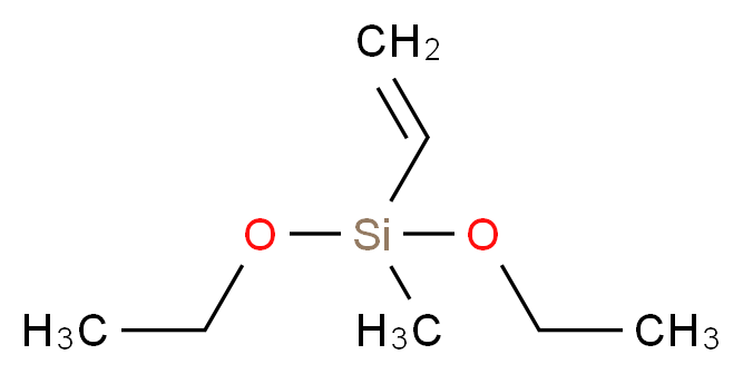 Diethoxy(methyl)(vinyl)silane_分子结构_CAS_5507-44-8)