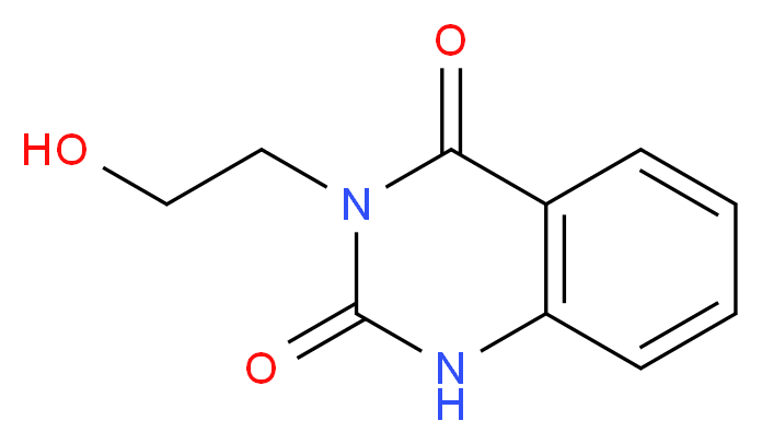 3-(2-hydroxyethyl)-1,2,3,4-tetrahydroquinazoline-2,4-dione_分子结构_CAS_1207-75-6)