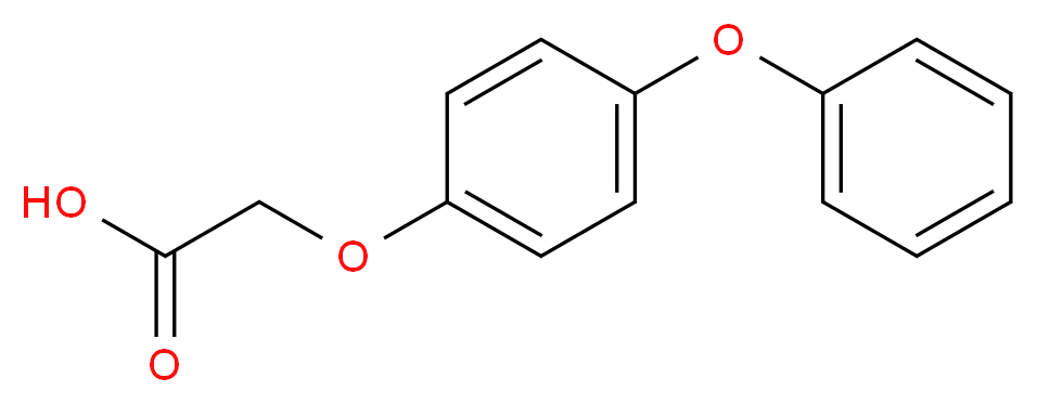 (4-phenoxyphenoxy)acetic acid_分子结构_CAS_38559-90-9)