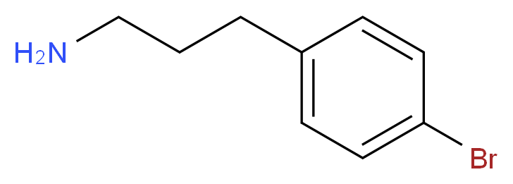 3-(4-bromophenyl)propan-1-amine_分子结构_CAS_65984-53-4