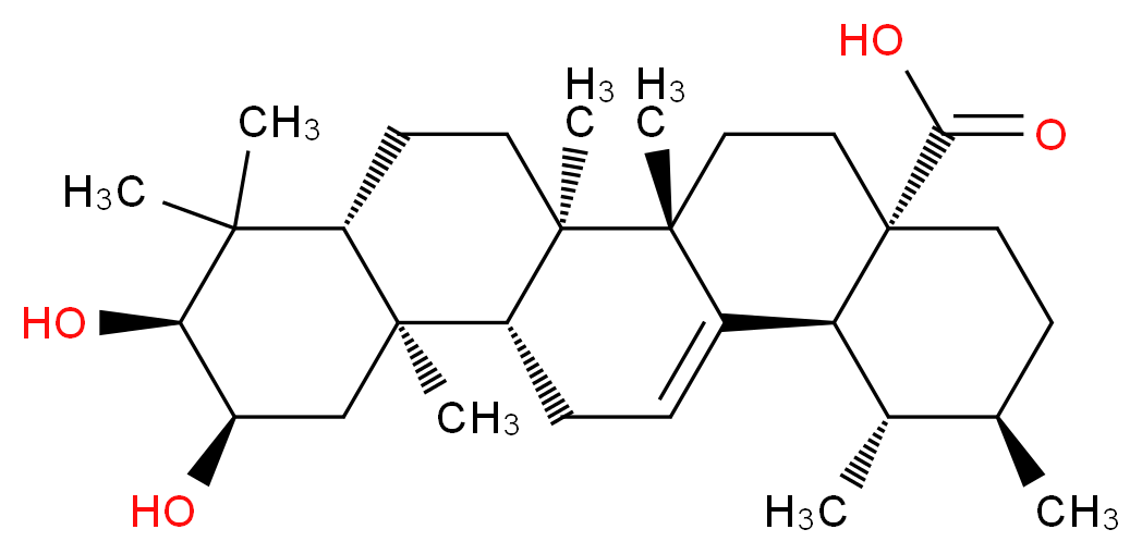 3-Epicorosolic acid_分子结构_CAS_52213-27-1)