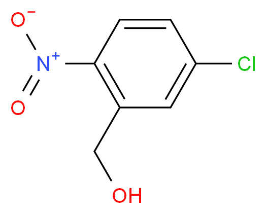 (5-chloro-2-nitrophenyl)methanol_分子结构_CAS_73033-58-6