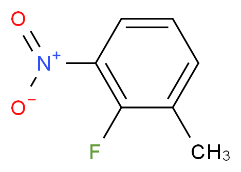 2-fluoro-1-methyl-3-nitrobenzene_分子结构_CAS_437-86-5