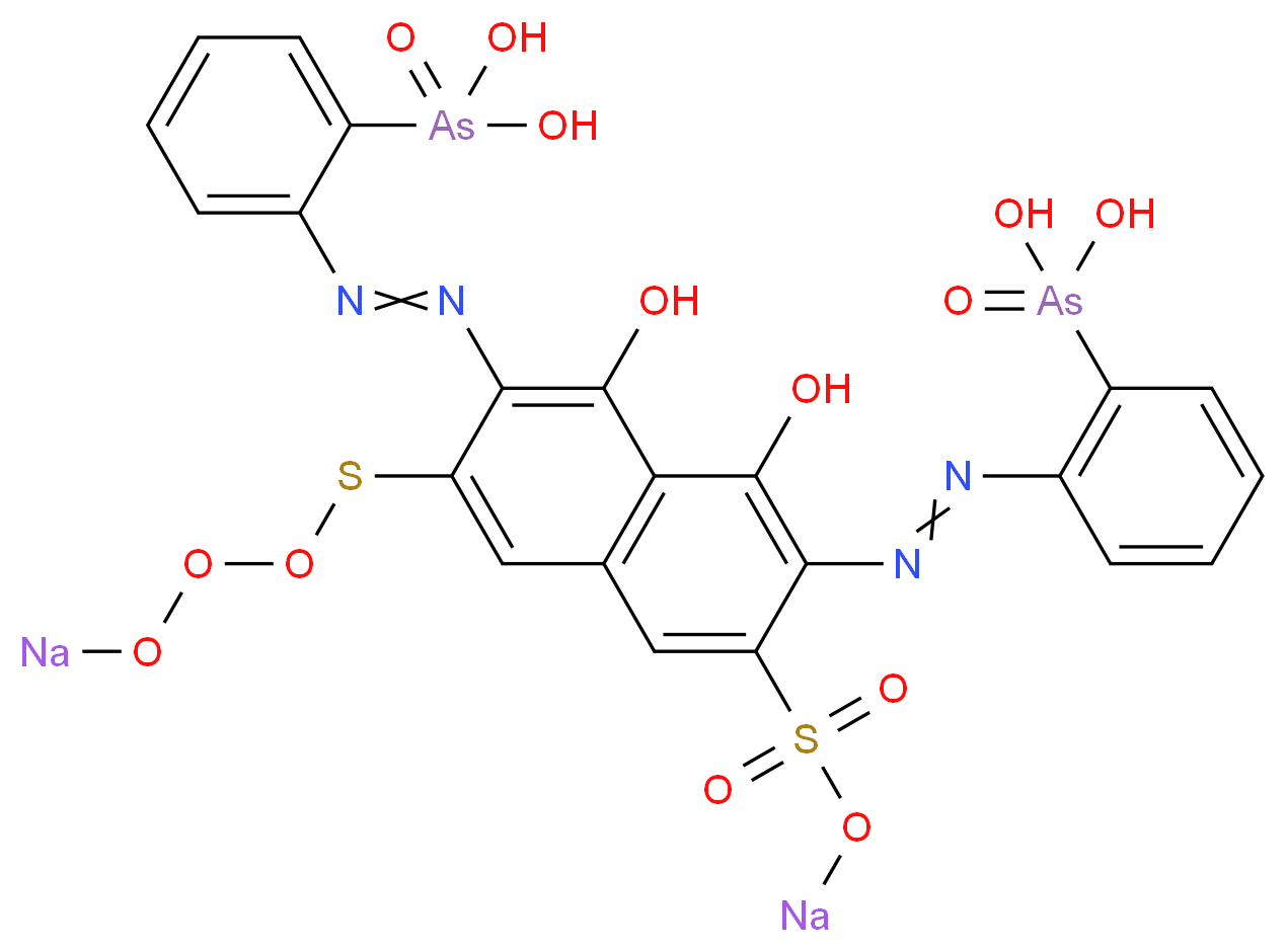 Arsenazo-III Disodium Salt_分子结构_CAS_62337-00-2)