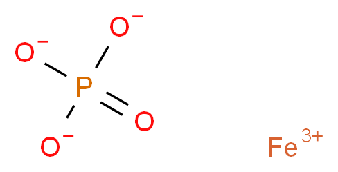 磷酸铁(III) 水合物_分子结构_CAS_51833-68-2)