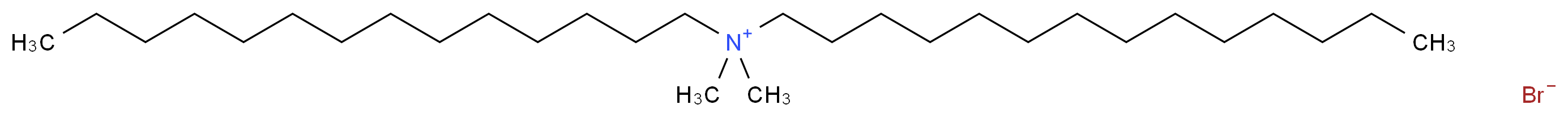 N,N-Dimethyl-N-tetradecyltetradecan-1-aminium bromide_分子结构_CAS_68105-02-2)
