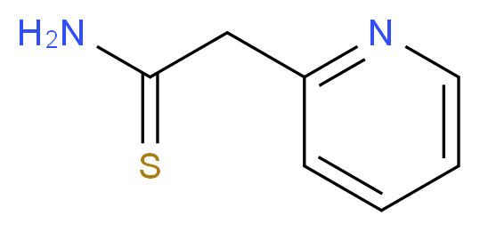 2-pyridin-2-ylethanethioamide_分子结构_CAS_)