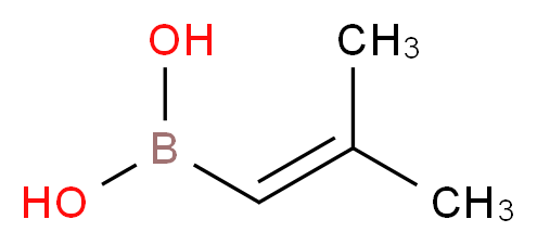 2,2-Dimethylethenylboronic acid_分子结构_CAS_14559-88-7)