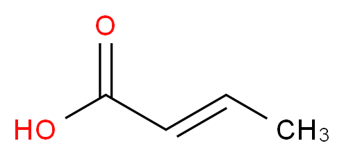 (2E)-but-2-enoic acid_分子结构_CAS_107-93-7