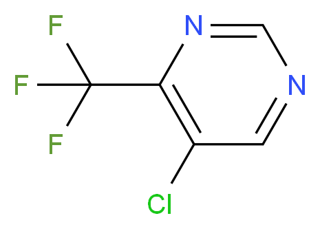 5-Chloro-4-(trifluoromethyl)pyrimidine_分子结构_CAS_1260773-71-4)