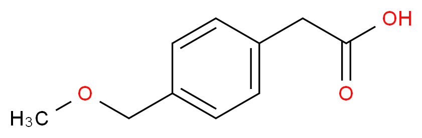 2-[4-(methoxymethyl)phenyl]acetic acid_分子结构_CAS_343880-24-0