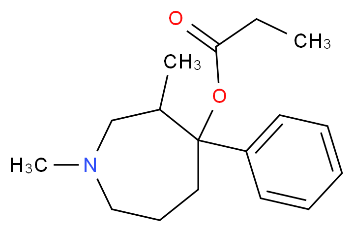 Proheptazine_分子结构_CAS_77-14-5)