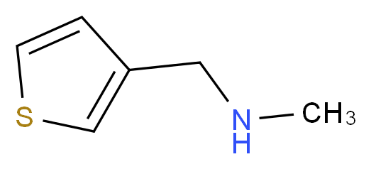 N-methyl-1-(3-thienyl)methanamine_分子结构_CAS_210552-07-1)