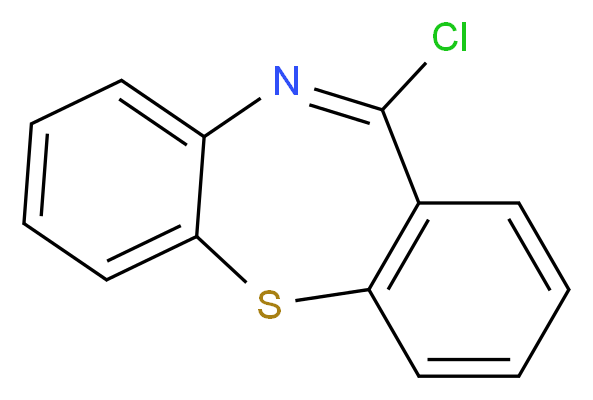 10-chloro-2-thia-9-azatricyclo[9.4.0.0<sup>3</sup>,<sup>8</sup>]pentadeca-1(11),3(8),4,6,9,12,14-heptaene_分子结构_CAS_13745-86-3