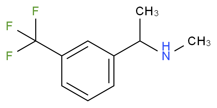 alpha,N-Dimethyl-3-(trifluoromethyl)benzylamine_分子结构_CAS_118761-99-2)