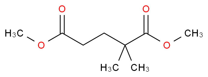 Dimethyl 2,2-dimethylpentanedioate_分子结构_CAS_13051-32-6)