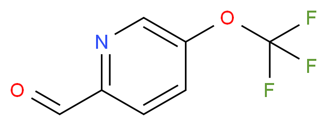 5-(TRIFLUOROMETHOXY)PYRIDINE-2-CARBALDEHYDE_分子结构_CAS_31191-05-6)