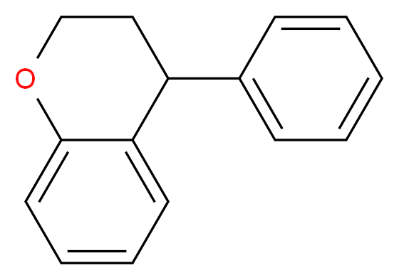 4-phenyl-3,4-dihydro-2H-1-benzopyran_分子结构_CAS_21763-04-2