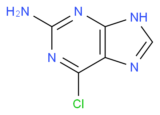 6-CHLOROGUANINE_分子结构_CAS_10310-21-1)