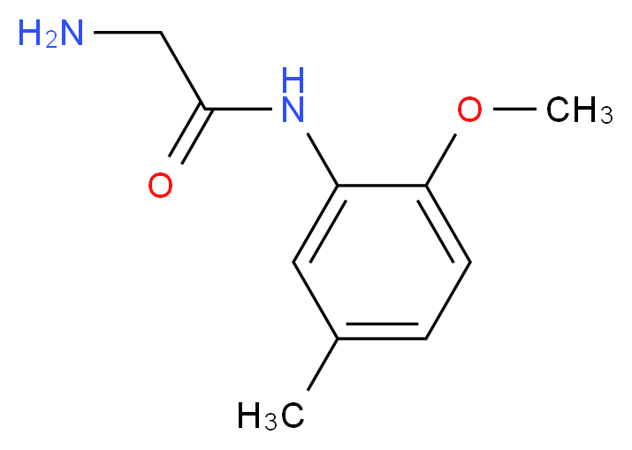 N~1~-(2-methoxy-5-methylphenyl)glycinamide_分子结构_CAS_887359-06-0)