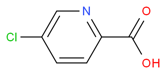 5-氯吡啶-2-羧酸_分子结构_CAS_86873-60-1)