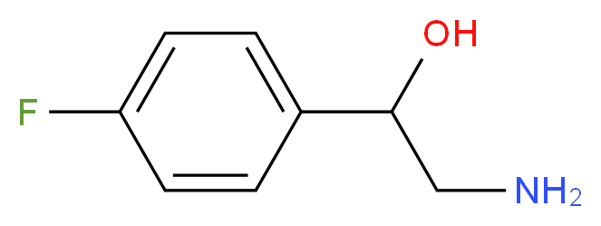 alpha-(Aminomethyl)-4-fluorobenzyl alcohol_分子结构_CAS_456-05-3)