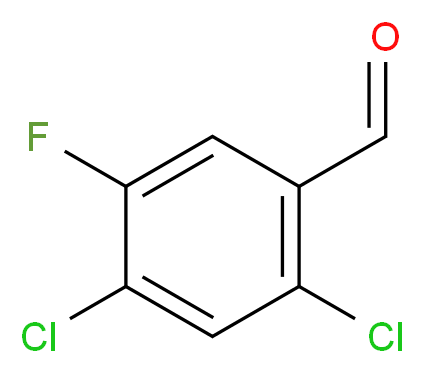2,4-Dichloro-5-fluorobenzaldehyde_分子结构_CAS_86522-91-0)