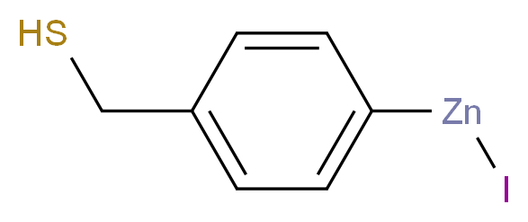 iodo[4-(sulfanylmethyl)phenyl]zinc_分子结构_CAS_307496-24-8