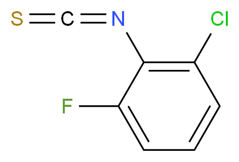 2-Chloro-6-fluorophenyl isothiocyanate_分子结构_CAS_899806-25-8)