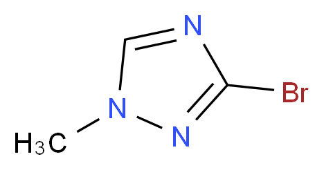 3-bromo-1-methyl-1H-1,2,4-triazole_分子结构_CAS_56616-91-2