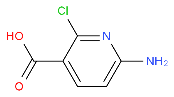 6-amino-2-chloropyridine-3-carboxylic acid_分子结构_CAS_6313-55-9