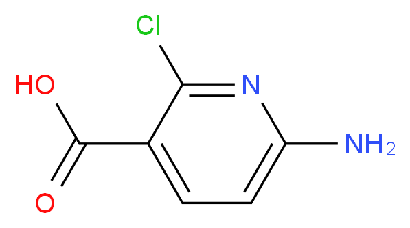 6-AMINO-2-CHLORO-NICOTINIC ACID_分子结构_CAS_6313-55-9)