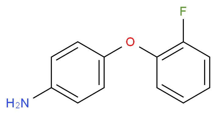 4-(2-Fluorophenoxy)aniline_分子结构_CAS_)