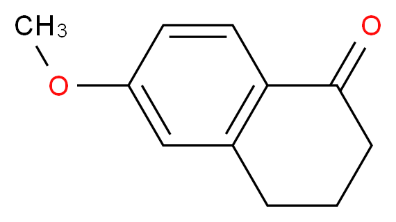 3,4-Dihydro-6-methoxynaphthalen-1(2H)-one 98%_分子结构_CAS_1078-19-9)