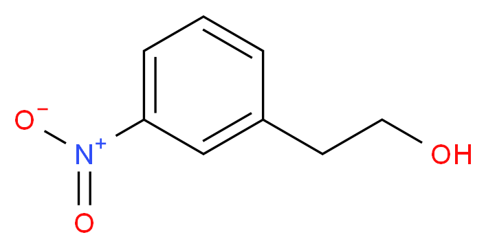 3-硝基苯乙醇_分子结构_CAS_52022-77-2)