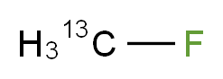 fluoro(<sup>1</sup><sup>3</sup>C)methane_分子结构_CAS_20666-44-8